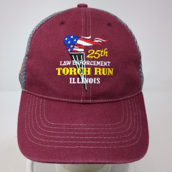 25th Law Enforcement Torch Run Illinois Special Olympics Baseball Cap Multi OS - Picture 2 of 10